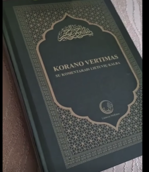 Korano vertimas į lietuvių kalbą siuntimas paštu paslauga